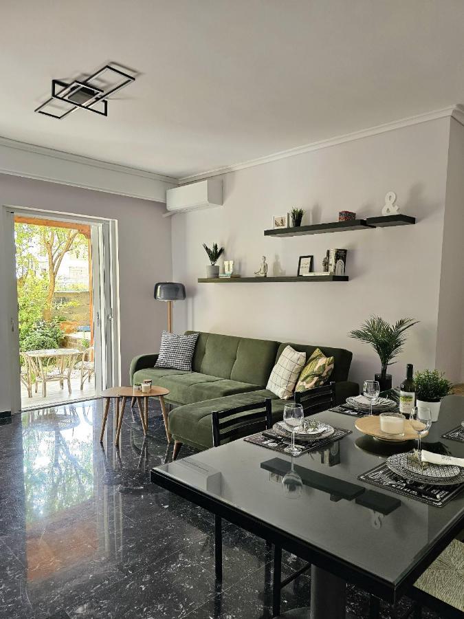 Modern Garden View Apt In Voula, Athens - Luxe Exterior photo